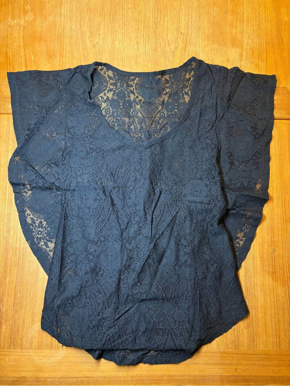 Womens Black Lace Top